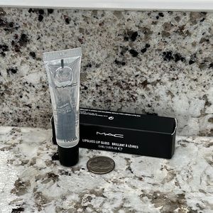 Full size MAC lipglass lip gloss clear NWT